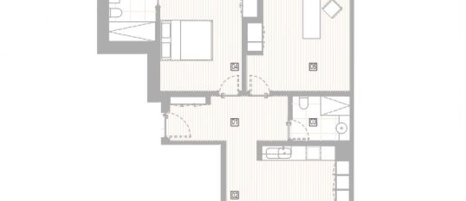 Apartamento T1 em São Gonçalo De Lagos de 106 m²