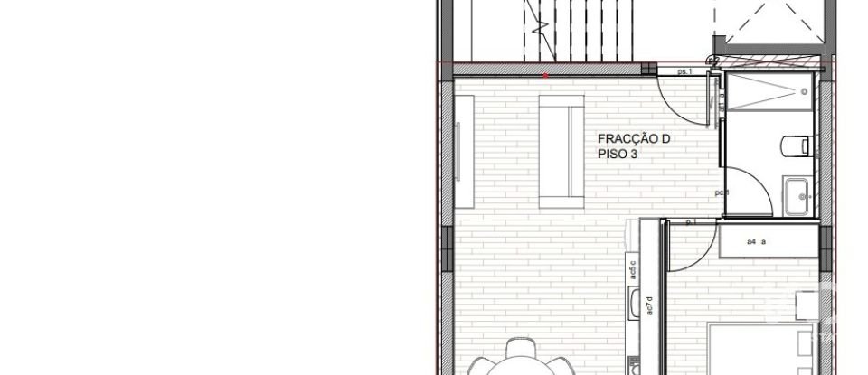 Apartamento T1 em Matosinhos e Leça da Palmeira de 53 m²