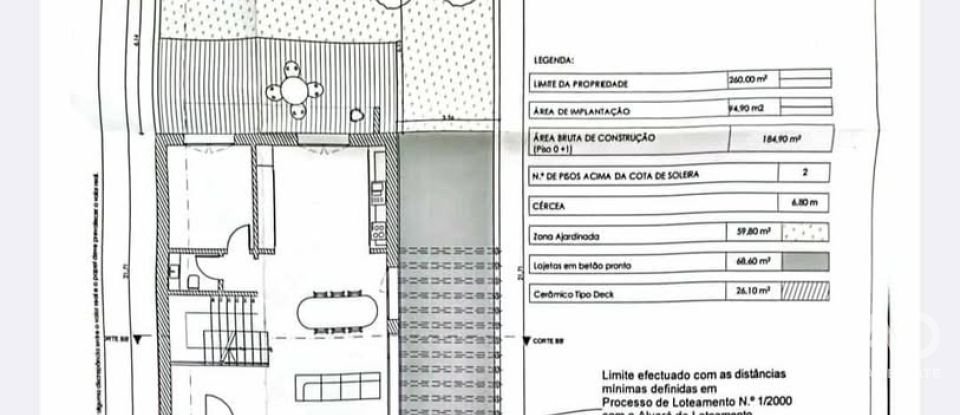 Maison T3 à Porto de Mós - São João Baptista e São Pedro de 200 m²