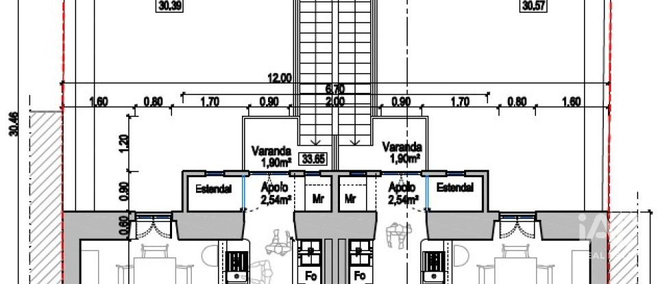 Immeuble à Alcântara de 403 m²