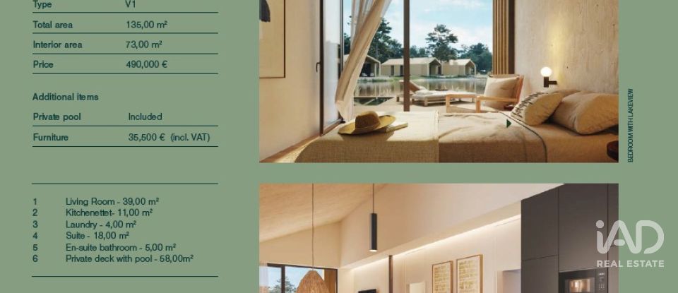 Maison T1 à Amoreira de 135 m²