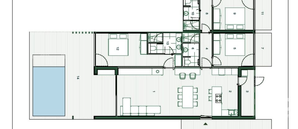 Maison T3 à Amoreira de 182 m²