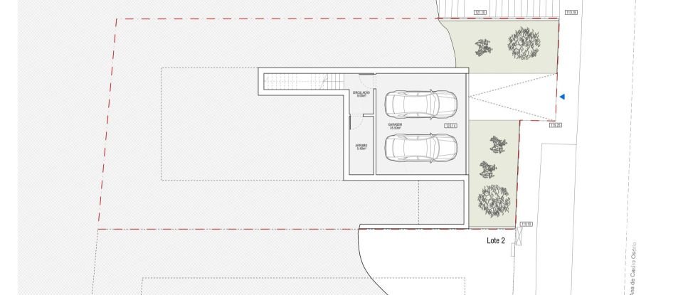 Terreno urbano em Sesimbra (Castelo) de 344 m²