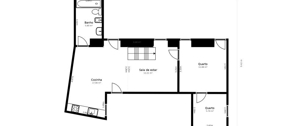 Maison T2 à Ribeiras de 175 m²