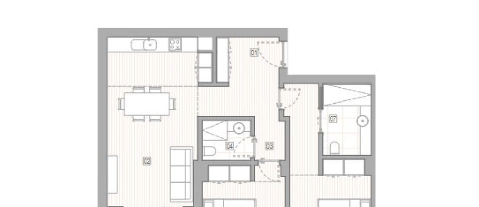 Apartamento T2 em São Gonçalo De Lagos de 92 m²