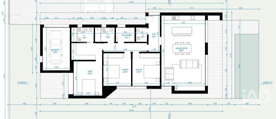 House T3 in Santa Maria, São Pedro e Sobral da Lagoa of 175 m²