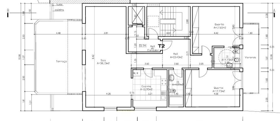 Apartamento T2 em Cascais e Estoril de 126 m²