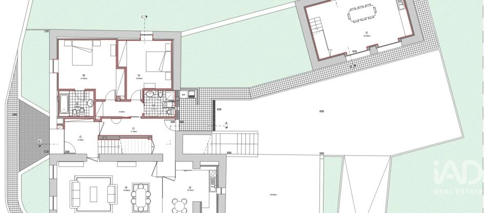 Maison T6 à Gondifelos, Cavalões e Outiz de 233 m²
