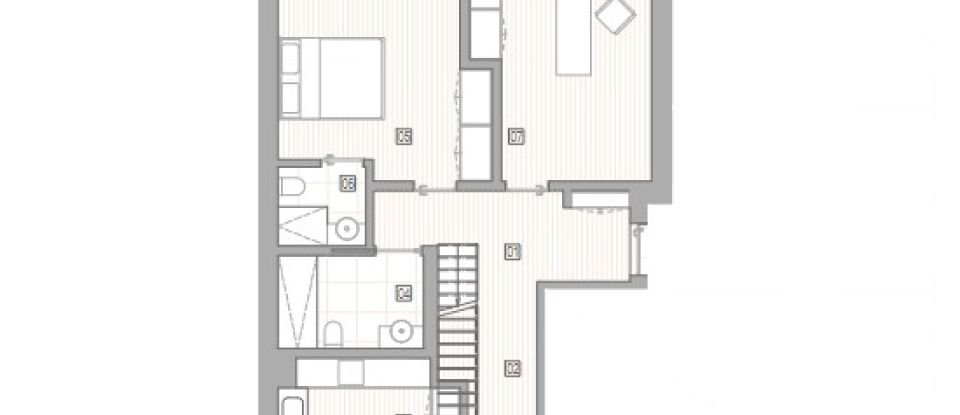 Appartement T2 à São Gonçalo De Lagos de 92 m²